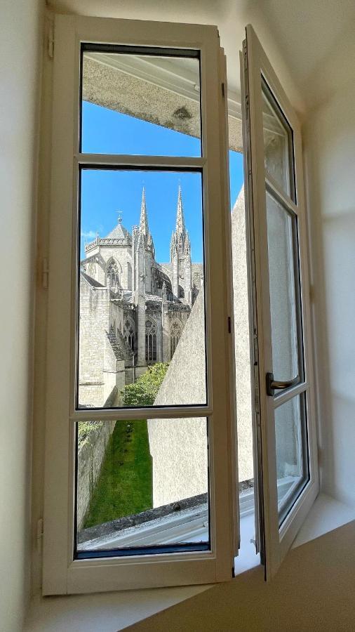 Appartement T2 - Vue Imprenable Sur La Cathedrale Quimper Kültér fotó