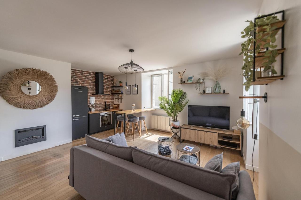 Appartement T2 - Vue Imprenable Sur La Cathedrale Quimper Kültér fotó